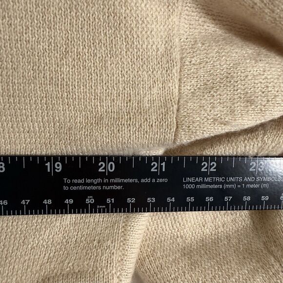 Rachel Comey Baby Alpaca Dress Women's Large Ivory Long Sleeve Side Cutouts - Picture 14 of 14